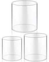 Vaso meekoo Flower, acrílico, cilindros transparentes (15/13/10 cm) x3