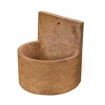 Vaso Meia Lua 21x20cm De Fibra De Coco Xaxim Para Samambaia Para Jardim na Parede Arandela - Nutriplan