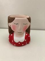 Vaso menina para suculentas