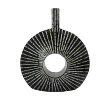 Vaso Menor Madreperola Abertura Central Decorativa Luxo