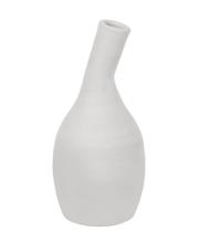 Vaso minimalista decorativo em ceramica m branco 29cm Vaso minimalista decorativo em ceramica m branco 29cm