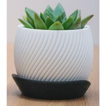Vaso Minimalista TopStudio3D em PLA 3D com Prato - Vaso Minimalista TopStudio3D em PLA 3D com Prato -