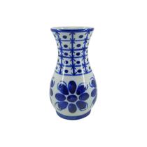 Vaso modelo Colonial feito e Pintado a mão - Monte Sião 18cm
