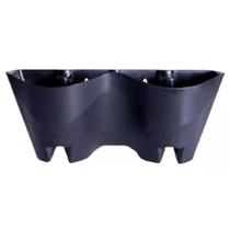 Vaso Modular de Parede (41X14X19) Preto OKLA