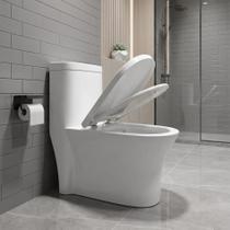 Vaso Monobloco Esmaltado LUWO 101G Completo Jato Plus Dual Flush Soft Close Easy Clean