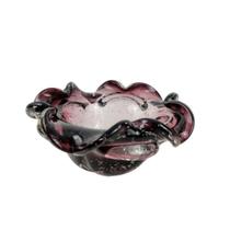 Vaso Murano Centro De Mesa Roxo Decoracao Enfeite 9X20Cm