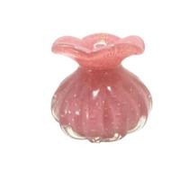 Vaso Murano Frufru Bolinha P Rose Quartz Vaso Murano Frufru Bolinha P Rose Quartz