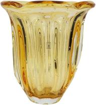 Vaso Murano Grande Âmbar 2885/Ab - São Marcos