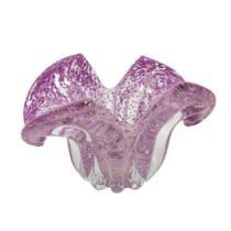 Vaso Murano Italiano Purpura Lapidados Modernos Luxuosos
