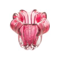 Vaso Murano Italy Rosa 14cm x 13cm - Wolff