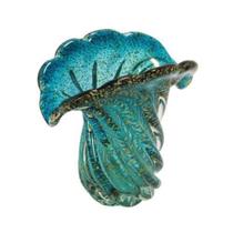 Vaso Murano Ondulados Diagonais Pigmentos a Ouro Luxo