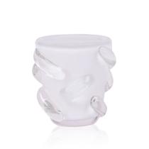 Vaso Murano Sarasota Quartzo Pérola PP Vaso Murano Sarasota Quartzo Pérola PP