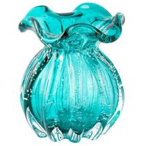 Vaso Murano Trouxinha Decorativa 11,5 Cm Verde Veneza