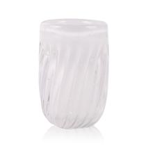 Vaso Murano Venlo "P" Quartzo Pérola