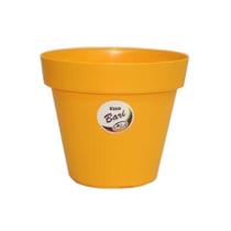 Vaso Okla Bari Amarelo para Jardim - 20 X 17,2 Vaso Okla Bari Amarelo para Jardim - 20 X 17,2