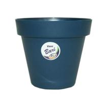 Vaso Okla Bari Azul Cobalt para Jardim - 15 X 12,9