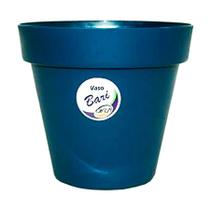 Vaso Okla Bari Azul Cobalt para Jardim
