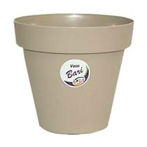 Vaso Okla Bari Cinza Taupe para Jardim - 11L Vaso Okla Bari Cinza Taupe para Jardim - 11L