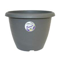 Vaso Okla Siena Cinza para Jardim - Tamanho 2 Vaso Okla Siena Cinza para Jardim - Tamanho 2