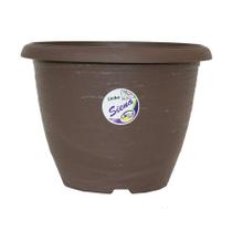 Vaso Okla Siena Tabaco para Jardim - Tamanho 2 Vaso Okla Siena Tabaco para Jardim - Tamanho 2