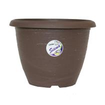 Vaso Okla Siena Tabaco para Jardim - Tamanho 3