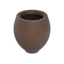 Vaso Oval 50x41cm Polietileno sem Prato Fibrarte Lux Telhas