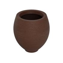 Vaso Oval 50x41cm Polietileno sem Prato Fibrarte Lux Telhas