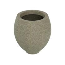 Vaso Oval 62x45cm Polietileno sem Prato Fibrarte Lux Telhas