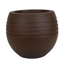 Vaso Oval Jateado Ferrugem - Vasos Vogue Vaso Oval Jateado Ferrugem - Vasos Vogue