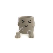 Vaso p/ Plantas Decorativo de Cimento com Pezinhos