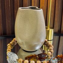 Vaso P Tri Winding Amêndoa - Decoração Neutra e Aconchegante