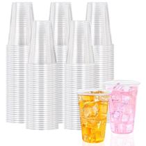 Vaso para Beber BYSNOW 16 oz, 200 Unidades, Plástico Transparente