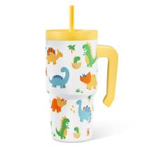 Vaso para Beber SANDJEST Dinosaurio 590 ml Aislado con Asa Vaso para Beber SANDJEST Dinosaurio 590 ml Aislado con Asa