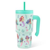Vaso para beber SANDJEST Sirena Tumbler aislado para niños 591 ml Vaso para beber SANDJEST Sirena Tumbler aislado para niños 591 ml
