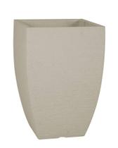 Vaso para Jardim Moderno 55 cm Quadrado Cimento - Japi Vaso para Jardim Moderno 55 cm Quadrado Cimento - Japi