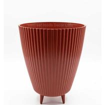 Vaso para Planta Canelado 34x26 Coluna Decorativo Jardim Sala Moderno Resistente Vaso para Planta Canelado 34x26 Coluna Decorativo Jardim Sala Moderno Resistente