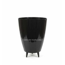 Vaso para Planta Coluna Estilo Moranga Com Pé Luxo Decorativo Moderno Jardim Sala Varanda