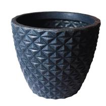 Vaso para Planta Cone Redondo Modelo Diamante 3D Decoração Moderna Casa e Jardim Tamanho Grande 50 litros