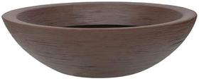 vaso para planta oval marrom