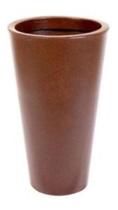 Vaso Para Plantas Cônico Aldora 45x31x22cm Café - Afort