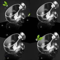 Vaso para plantas de aquário de cristal capetsma de 6 cm, pacote com 4