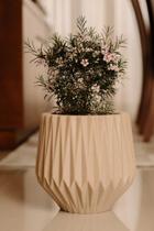 Vaso Para Plantas Origami G Decorativo Polietileno - Arte Decore