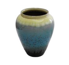 Vaso Pequeno Ceramica Nobre Azul Preto Design Único Luxo