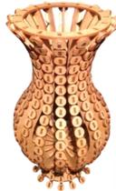 Vaso Pérola P em MDF cru Vaso Pérola P em MDF cru