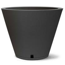 Vaso Petra Cone 30 com Prato (20L) Preto NUTRIPLAN Vaso Petra Cone 30 com Prato (20L) Preto NUTRIPLAN