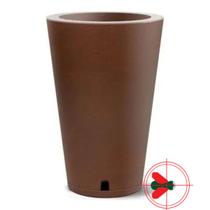 Vaso Petra Cone Nº60 Com Prato Ferrugem Vaso Petra Cone Nº60 Com Prato Ferrugem