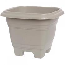 Vaso Pl.Quadrado N.22 Areia-9549