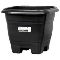Vaso Pl.Quadrado N.22 Preto-9249