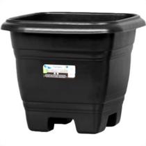 Vaso Pl.Quadrado N.22 Preto-9249