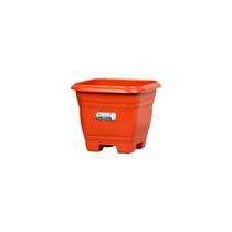 Vaso Pl.Quadrado N.28 Marrom-9450